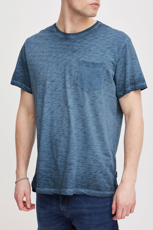 Blend Camiseta Manga Corta azul