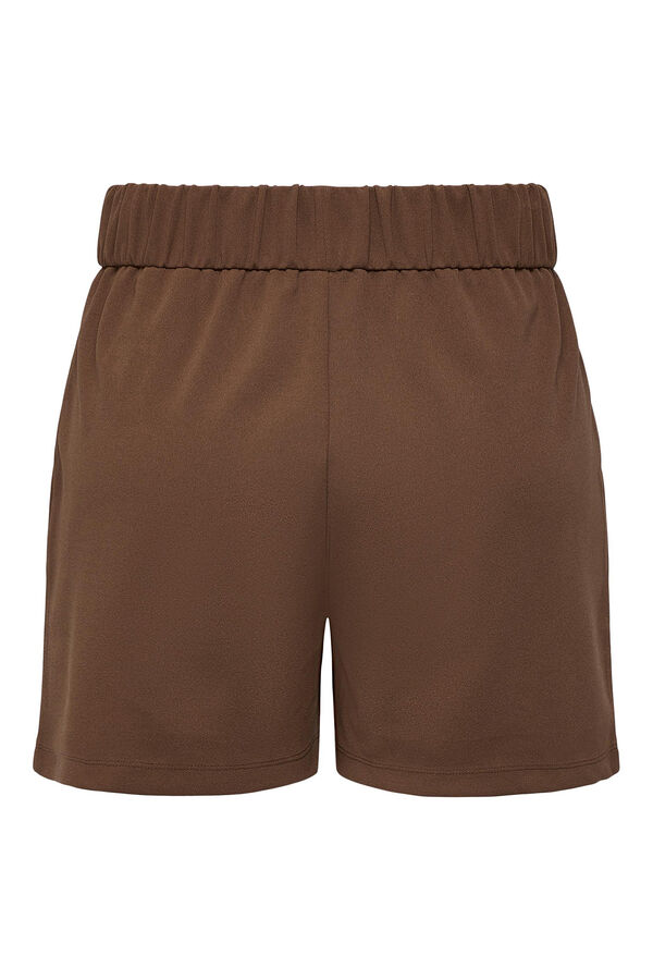 JDY Short botones marrón