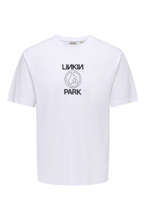 Only & Sons Pack 2 camisetas Linkin Park blanco