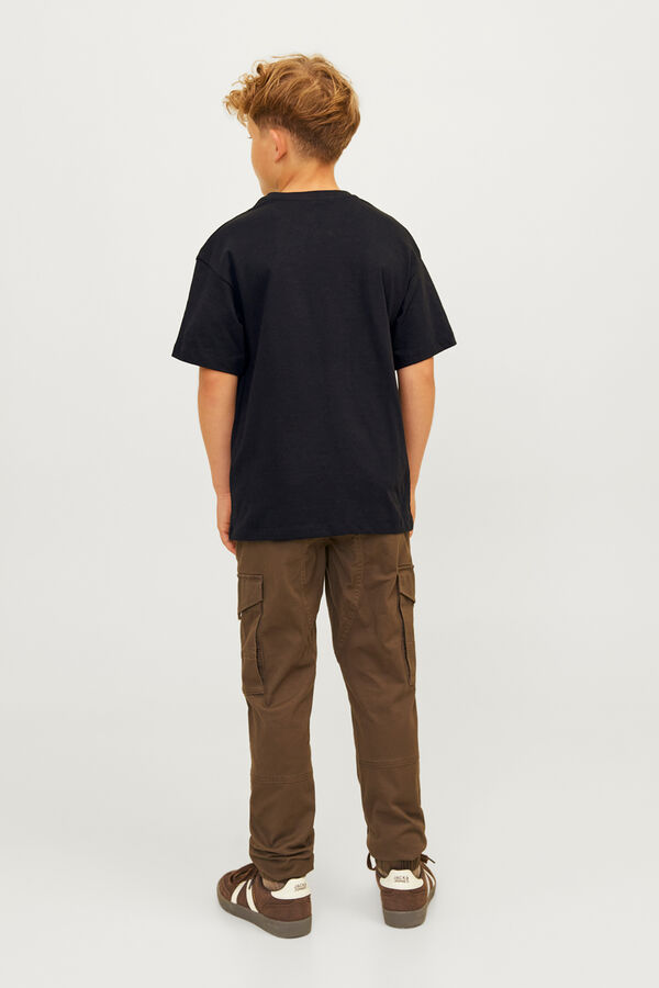 Jack & Jones Junior Camiseta estampada regular fit cinzento