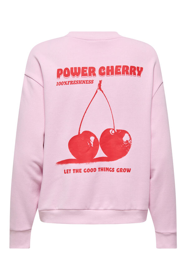 JDY Sweatshirt gola redonda rosa