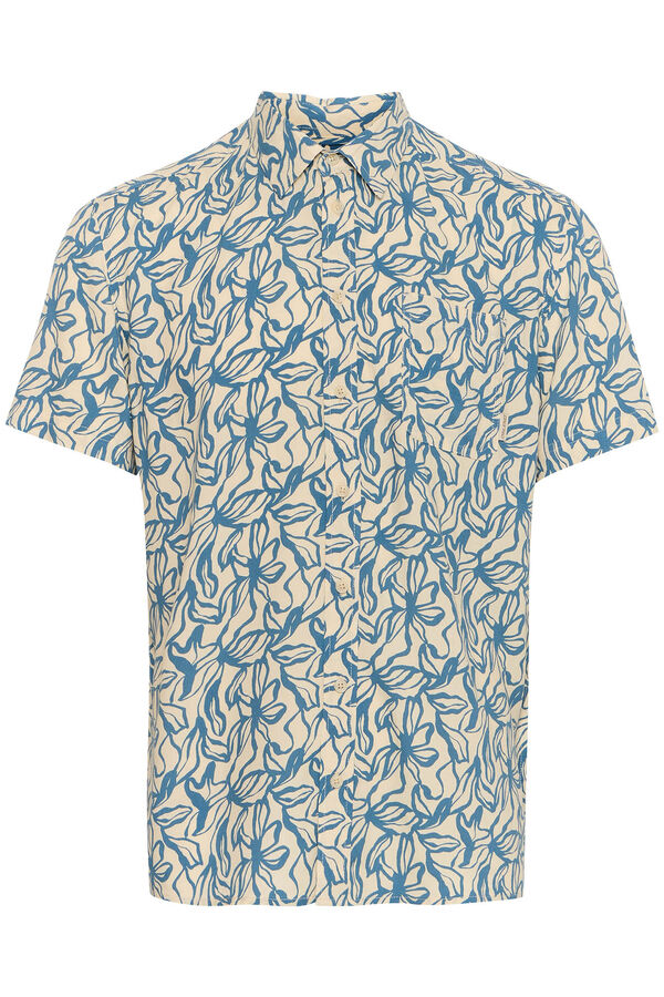 Blend Camisa de manga curta Bhavian  azul