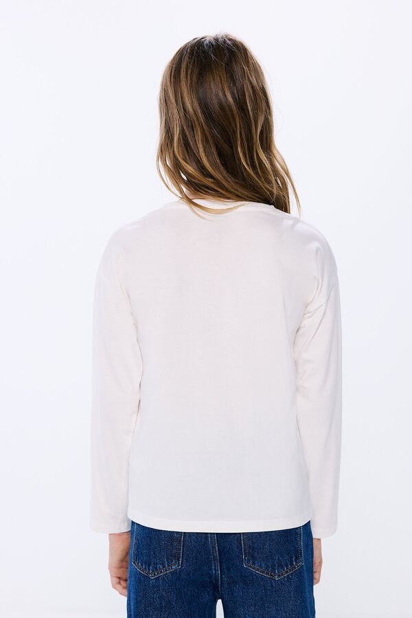 Springfield Kids Camiseta Barbie ni&ntilde;a blanco