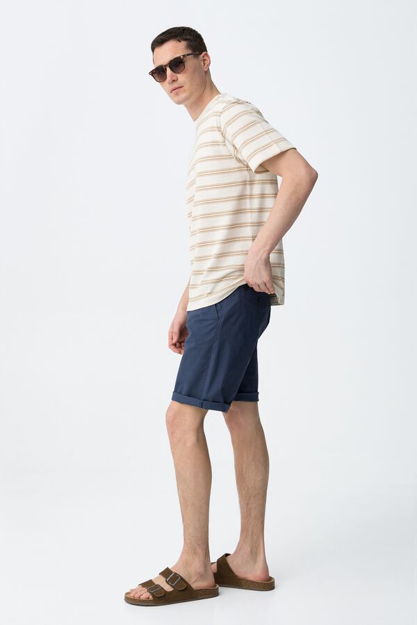 Tiffosi Bermudas slim fit azul