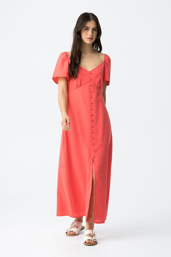 Tiffosi Vestido fluido borgonha