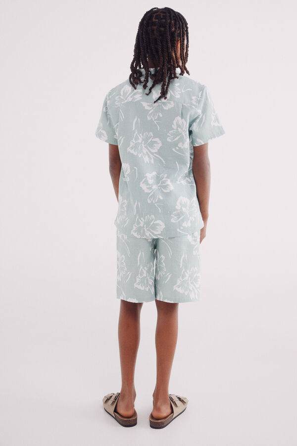 Springfield Kids Bermudas florais para meninos verde