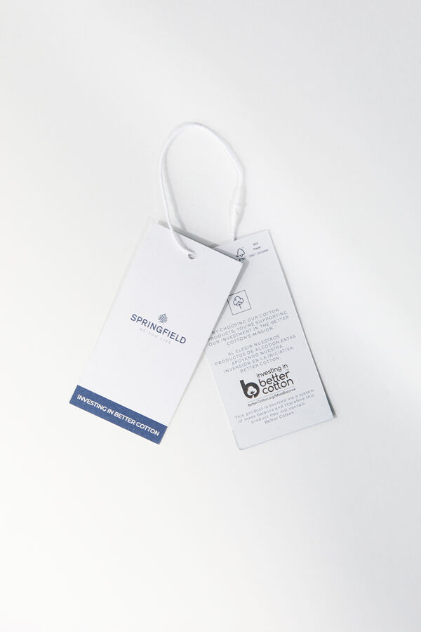 Springfield Sudadera parche azul