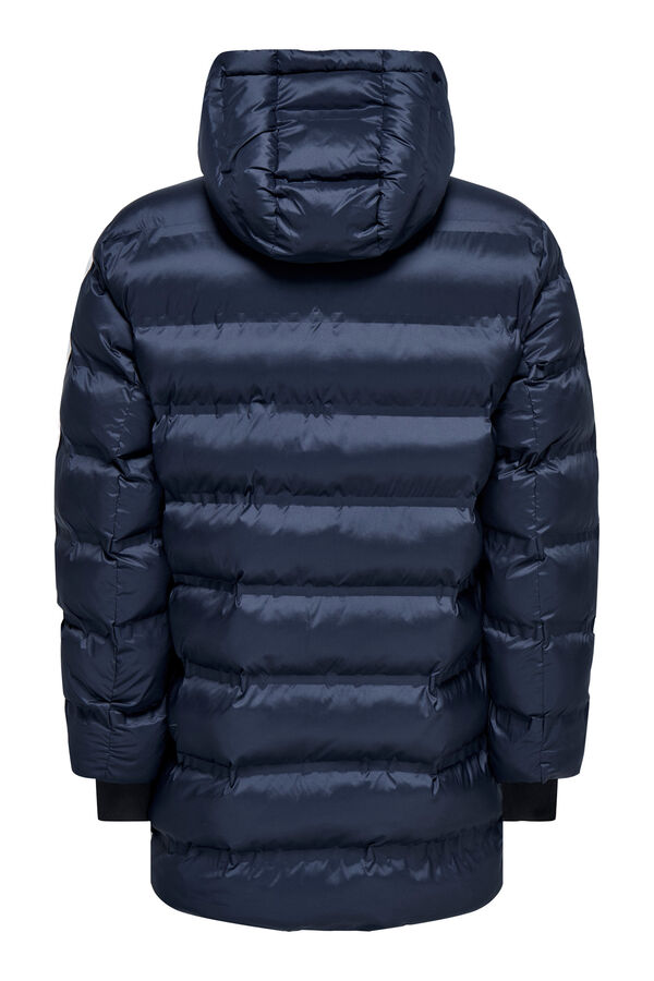 Only & Sons Chaqueta acolchada con capucha azul
