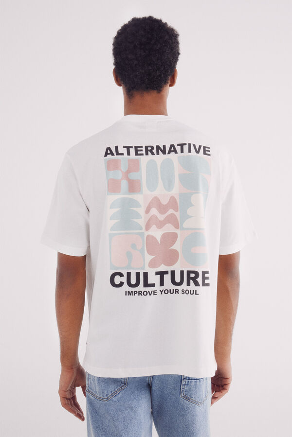 Springfield Camiseta alternative culture marfil