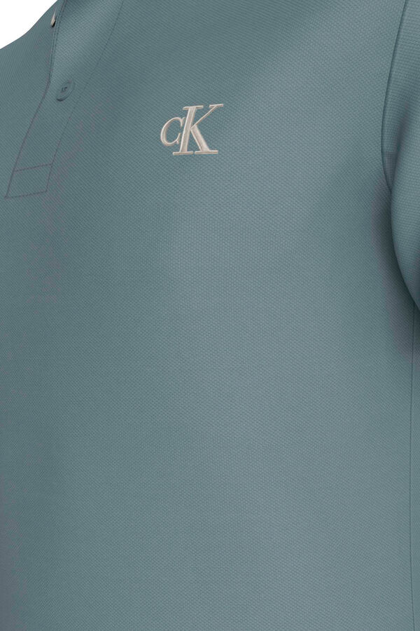 CK Jeans Polo manga curta de homem bege