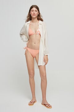 Springfield Beach Classics Tie Side - Conjunto de bikini triangular para Mujer coral