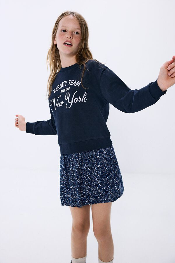 Springfield Kids Vestido combinado ni&ntilde;a azul