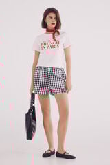 Springfield Cal&ccedil;&otilde;es xadrezes vichy preto