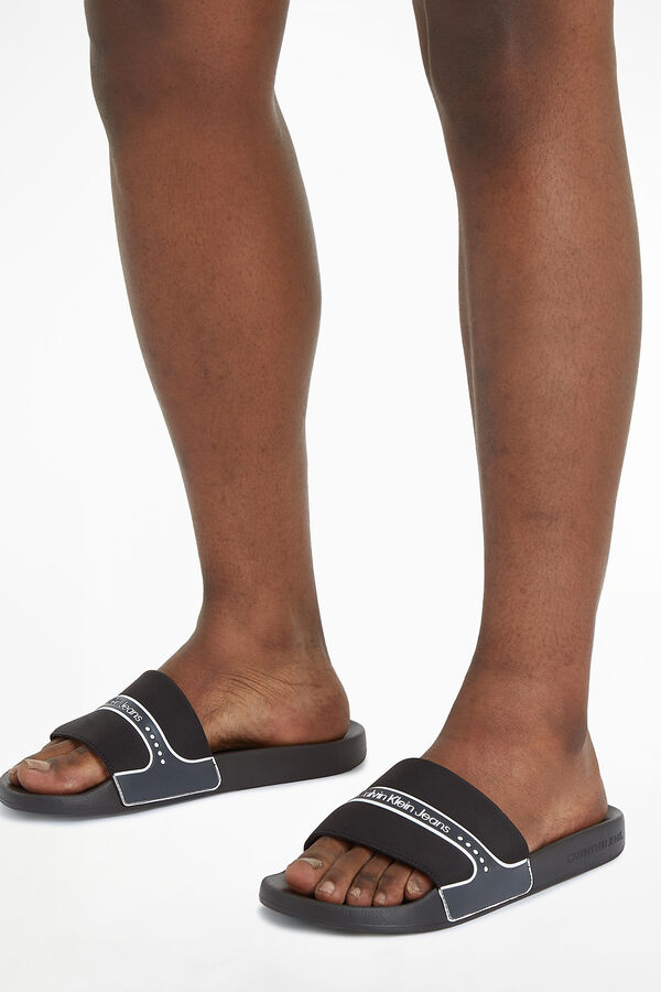 CK Jeans Chanclas Calvin Klein Jeans hombre negro