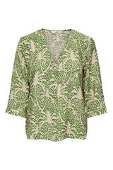 JDY Blusa manga 3/4 estampada estampado