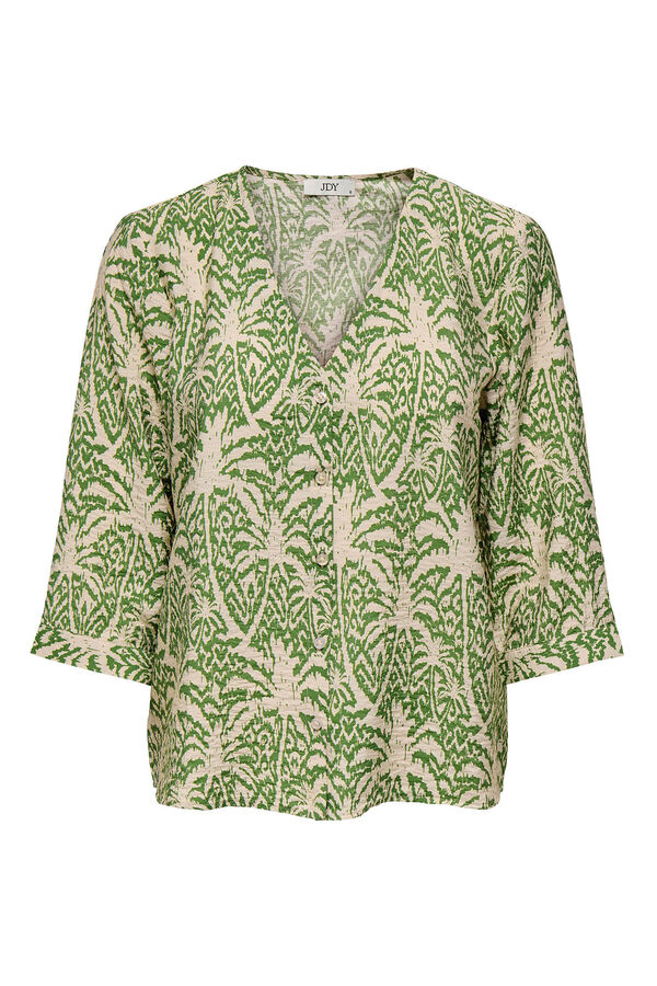 JDY Blusa manga 3/4 estampada estampado