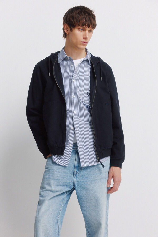Springfield Jeans lavado medio claro straight fit azul
