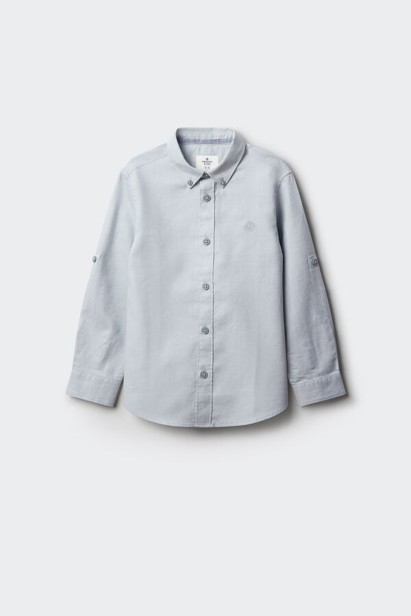 Springfield Kids Camisa estructura ni&ntilde;o verde