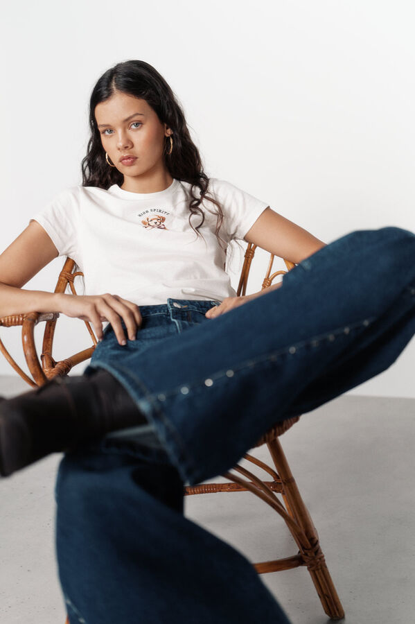 High Spirits Cal&ccedil;a Jeans Slate azul