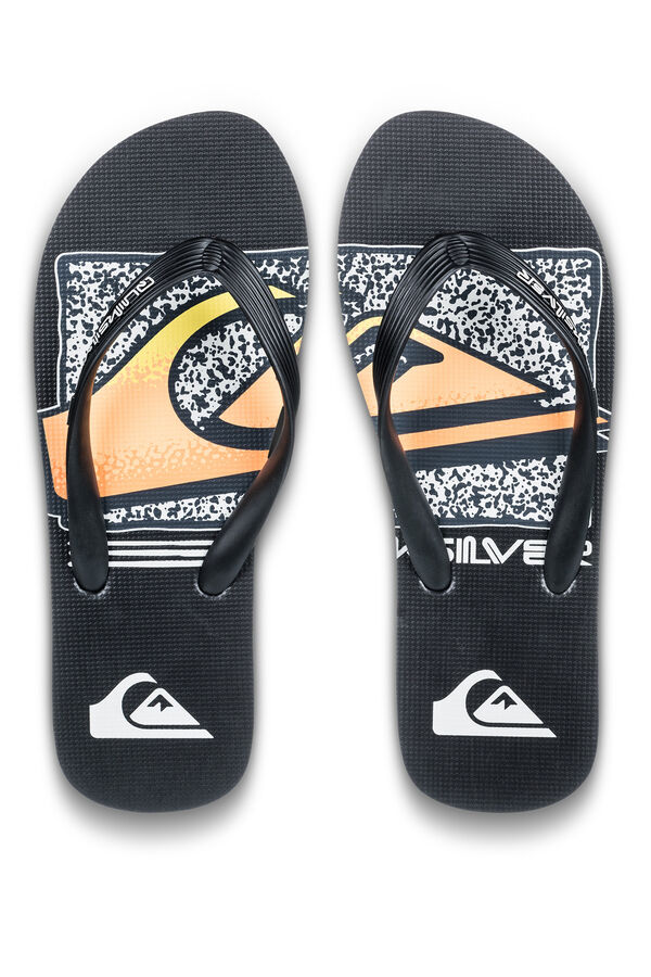 Quiksilver Java Art - Chinelos de praia para homem preto