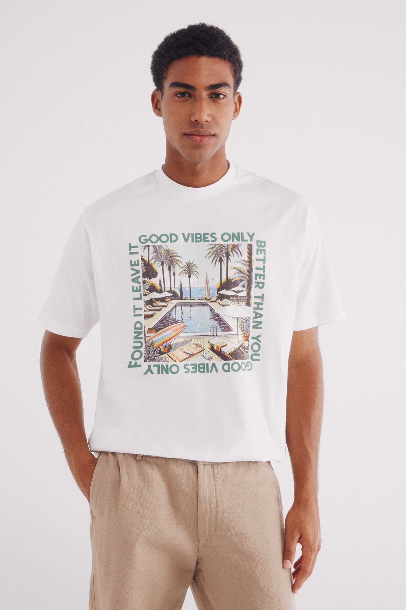 Springfield Camiseta good vives only