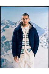 Springfield Casaco acolchoado t&eacute;rmico azul