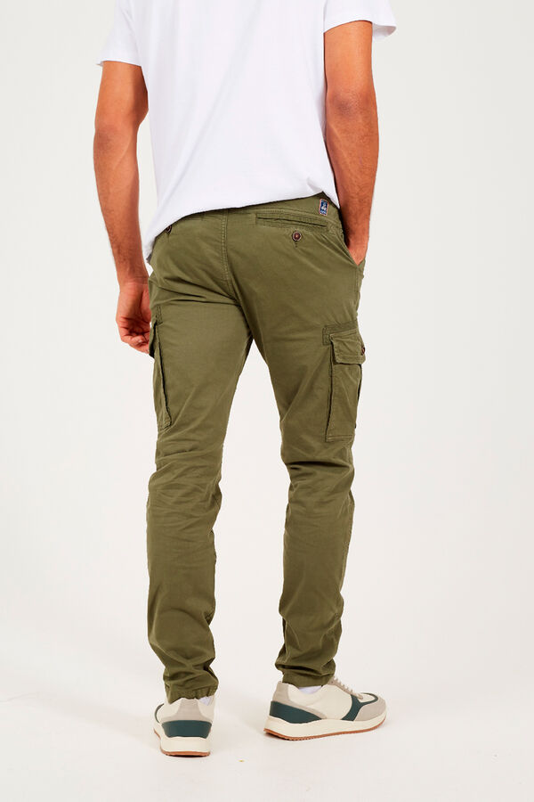 Brave Soul Pantal&oacute;n cargo gris