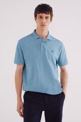 Springfield Polo piqu&eacute; b&aacute;sico regular fit azul