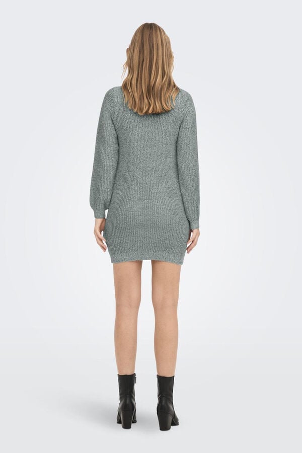 JDY Vestido curto de malha azul