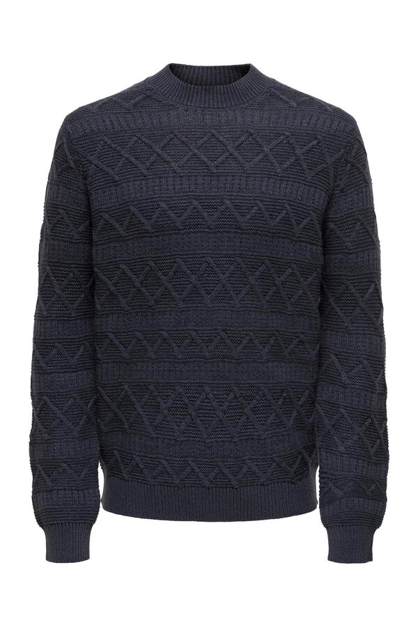 Only & Sons Jersey de punto de hombre regular fit azul