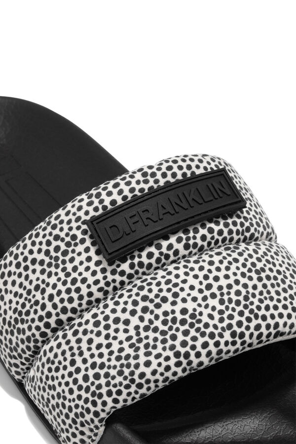 D.Franklin Sand&aacute;lia Venice Slides  branco