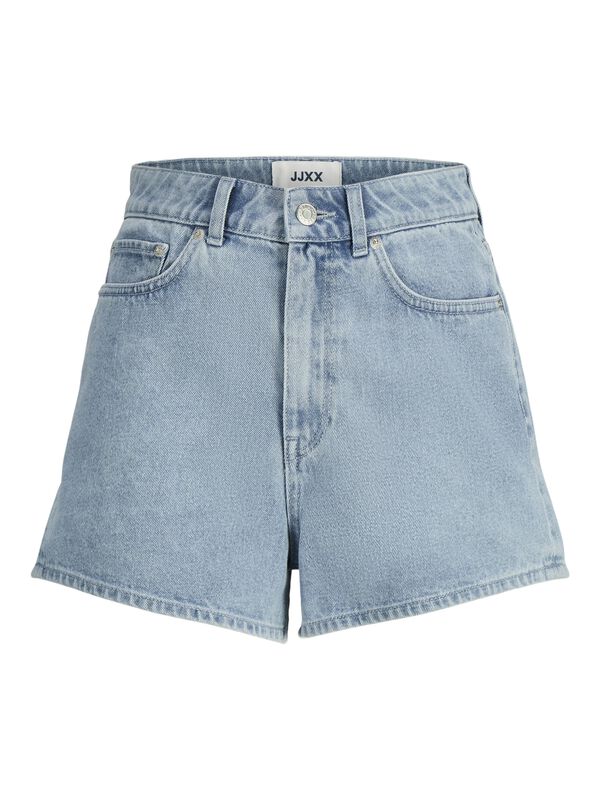 Jack & Jones Short vaquero de tiro alto azul