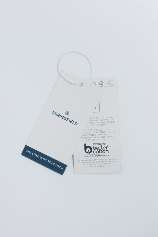 Springfield Camiseta gr&aacute;fica western marr&oacute;n