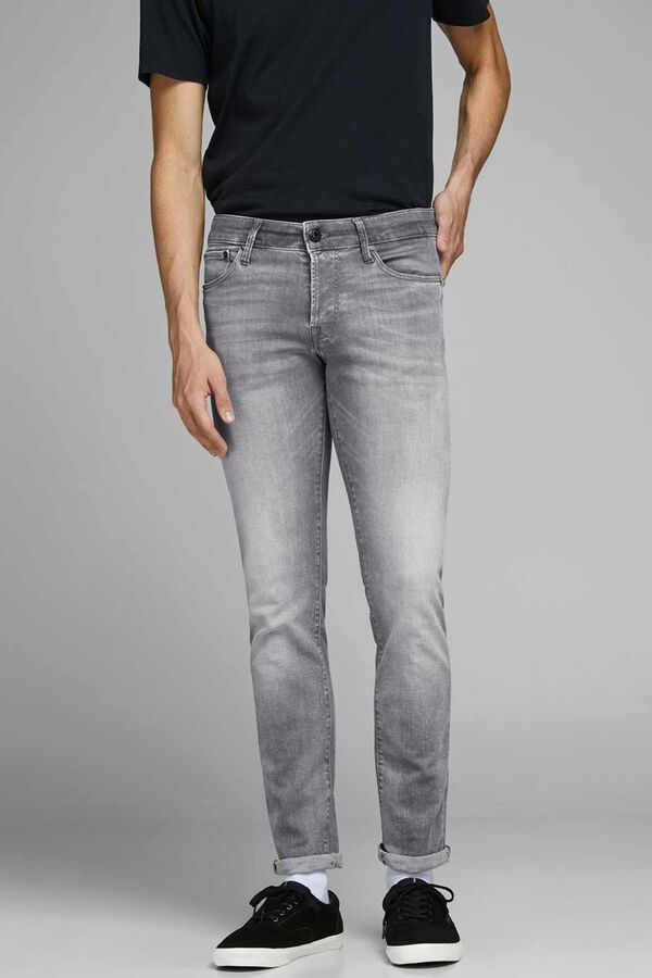 Jack & Jones Jeans slim fit gris