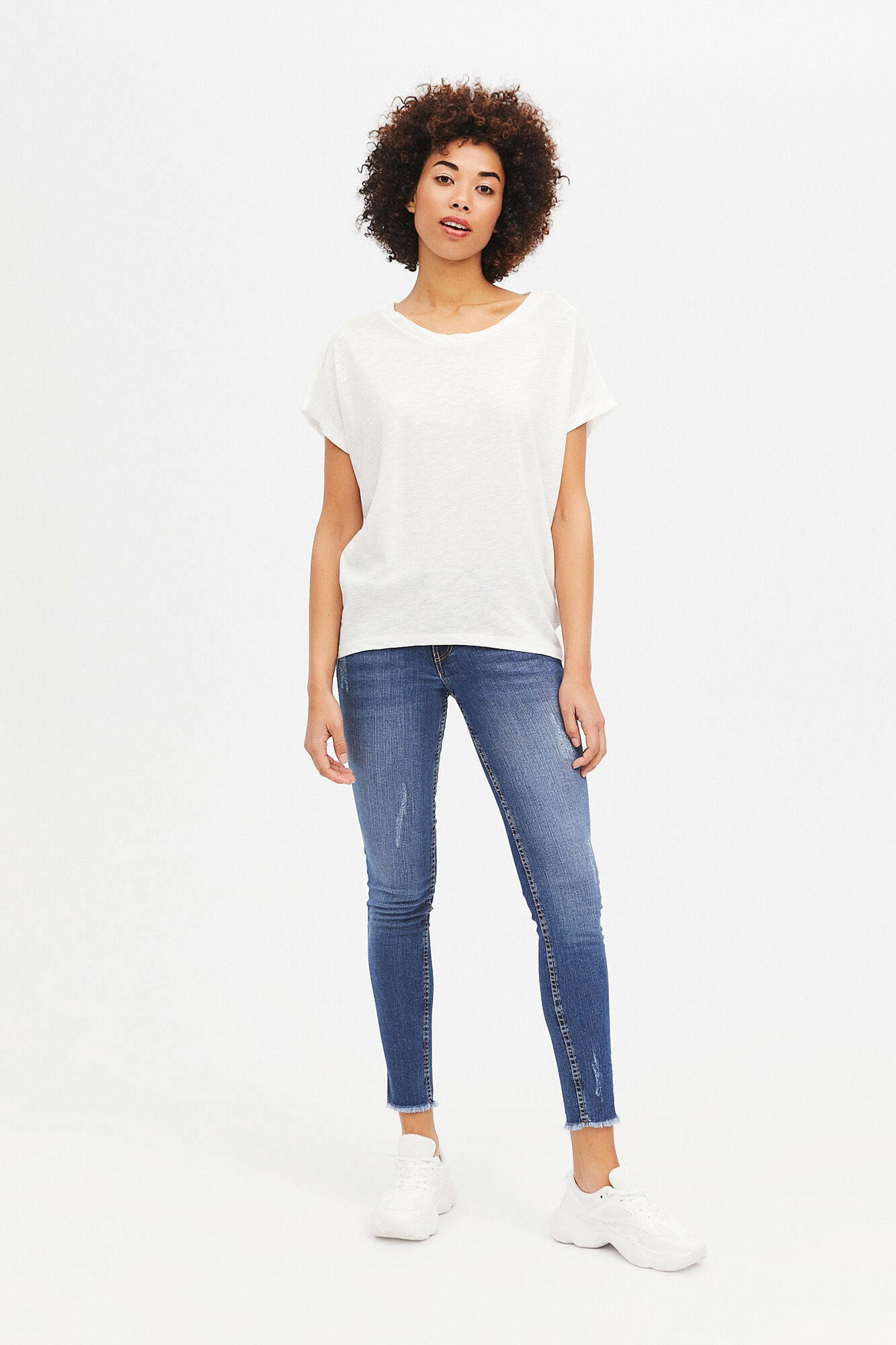 Inside T-shirt bainha assim&eacute;trica