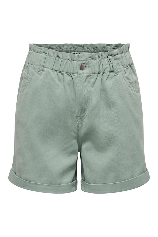 JDY Short mom fit verde