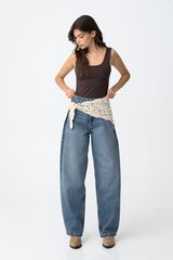 Tiffosi Young Pantal&oacute;n vaquero barrel azul