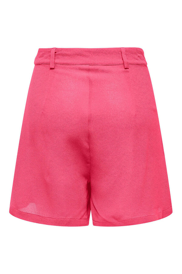 Springfield Calças curtas cintura alta rosa