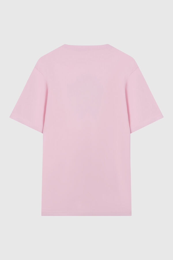 Champion Camiseta de algod&oacute;n hombre rosa