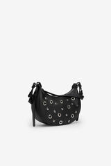 Tiffosi Bolso Baguette Con Ojales negro