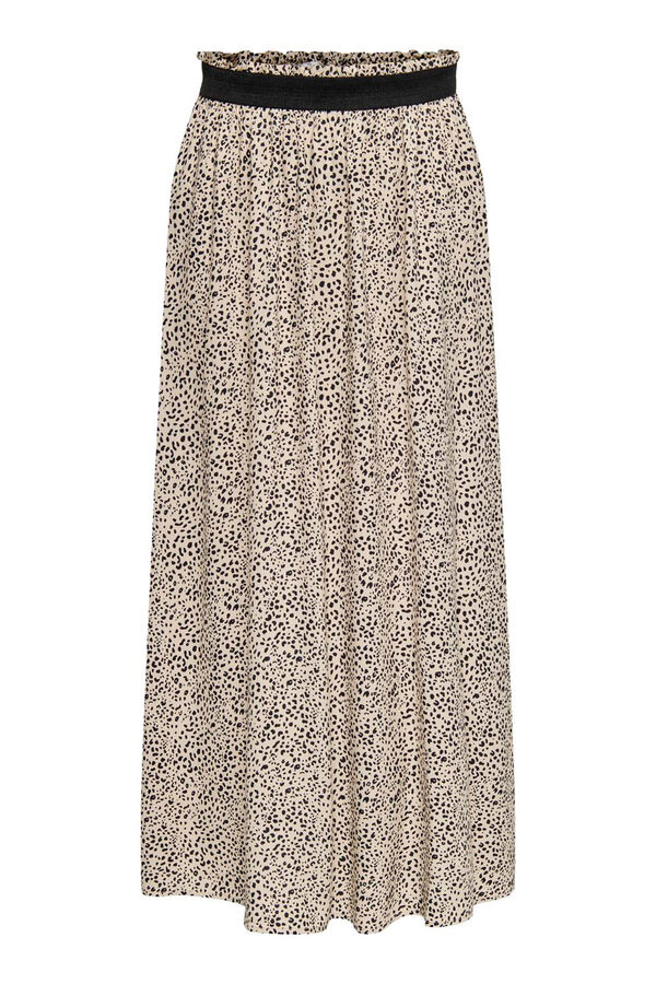 Only Falda larga tostado