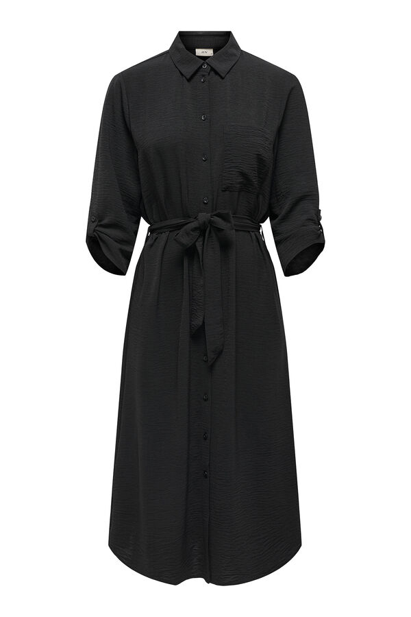 JDY Vestido de manga 3/4 negro