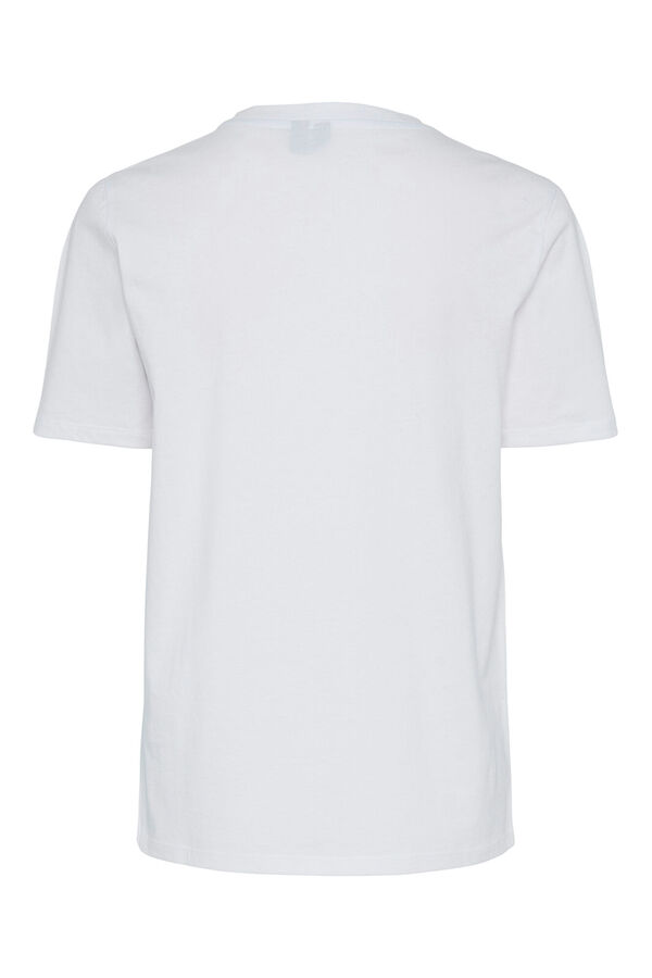Pieces Camiseta gr&aacute;fica manga corta blanco