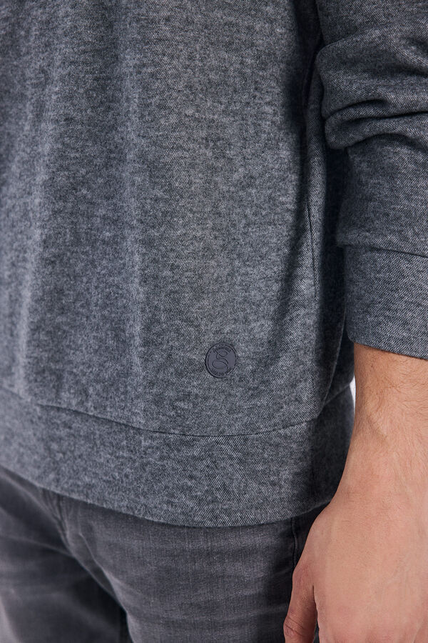 Springfield Sweatshirt texturizado cinzento