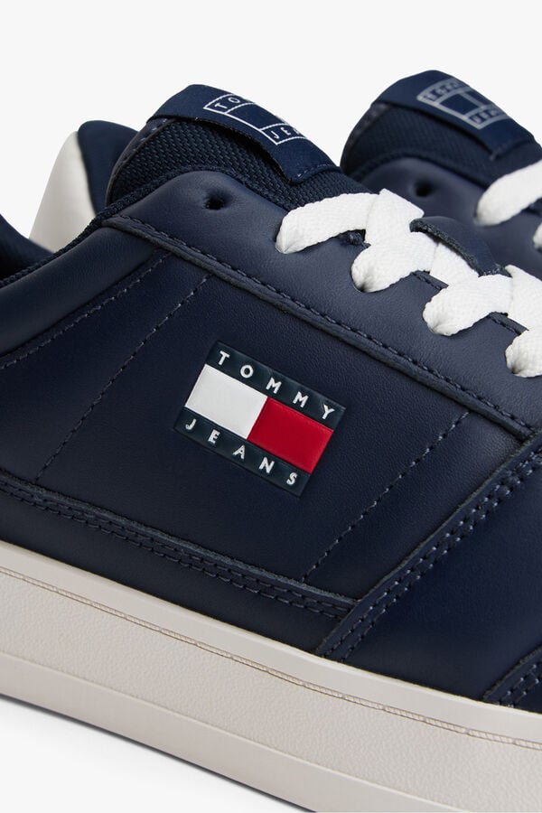 Tommy Jeans Zapatilla Tommy Jeans azul marino con bandera azul