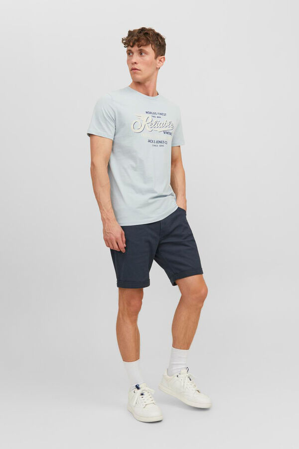 Jack & Jones Bermuda denim regular fit azul