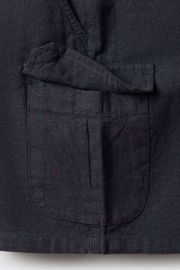 Springfield Kids Bermuda cargo lino ni&ntilde;o azul