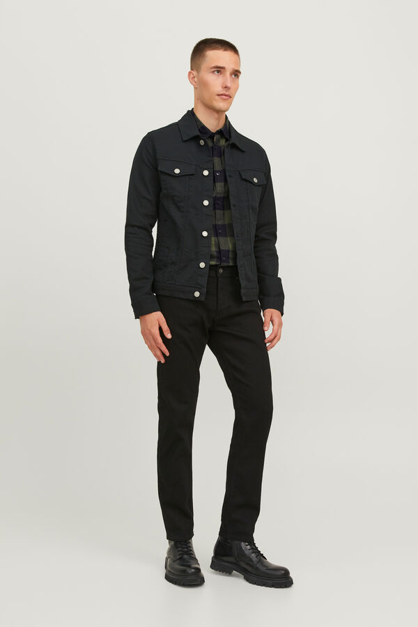 Jack & Jones Camisa regular fit cuadros verde