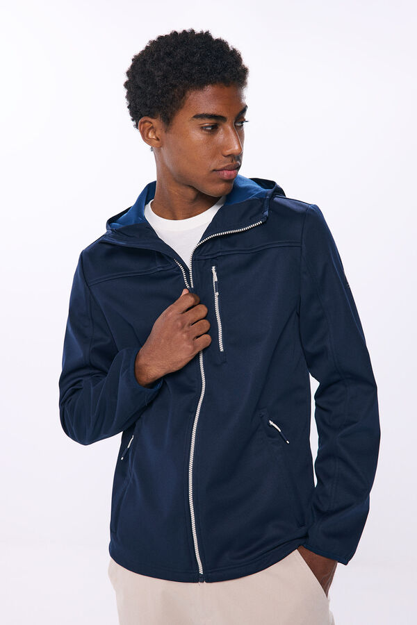 Springfield Parka t&eacute;cnica shoftshell azul