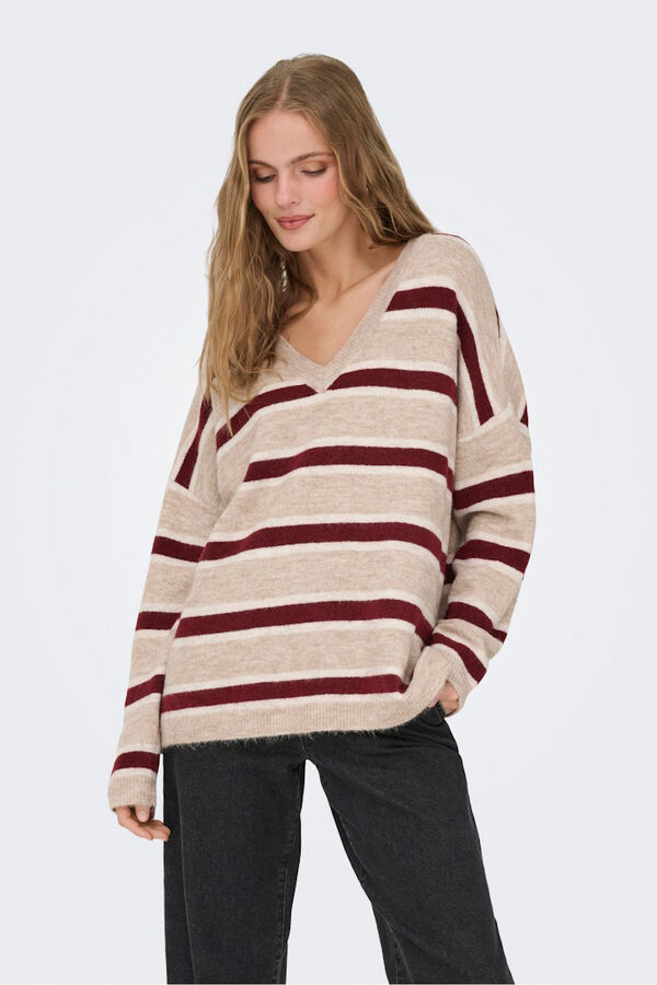 Only Camisola oversized  castanho